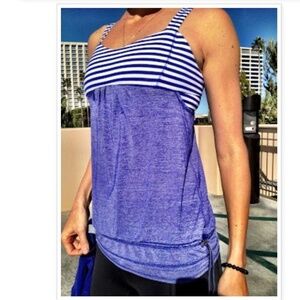 Lululemon Athletica Back on Track Tank Top size 4 GUC